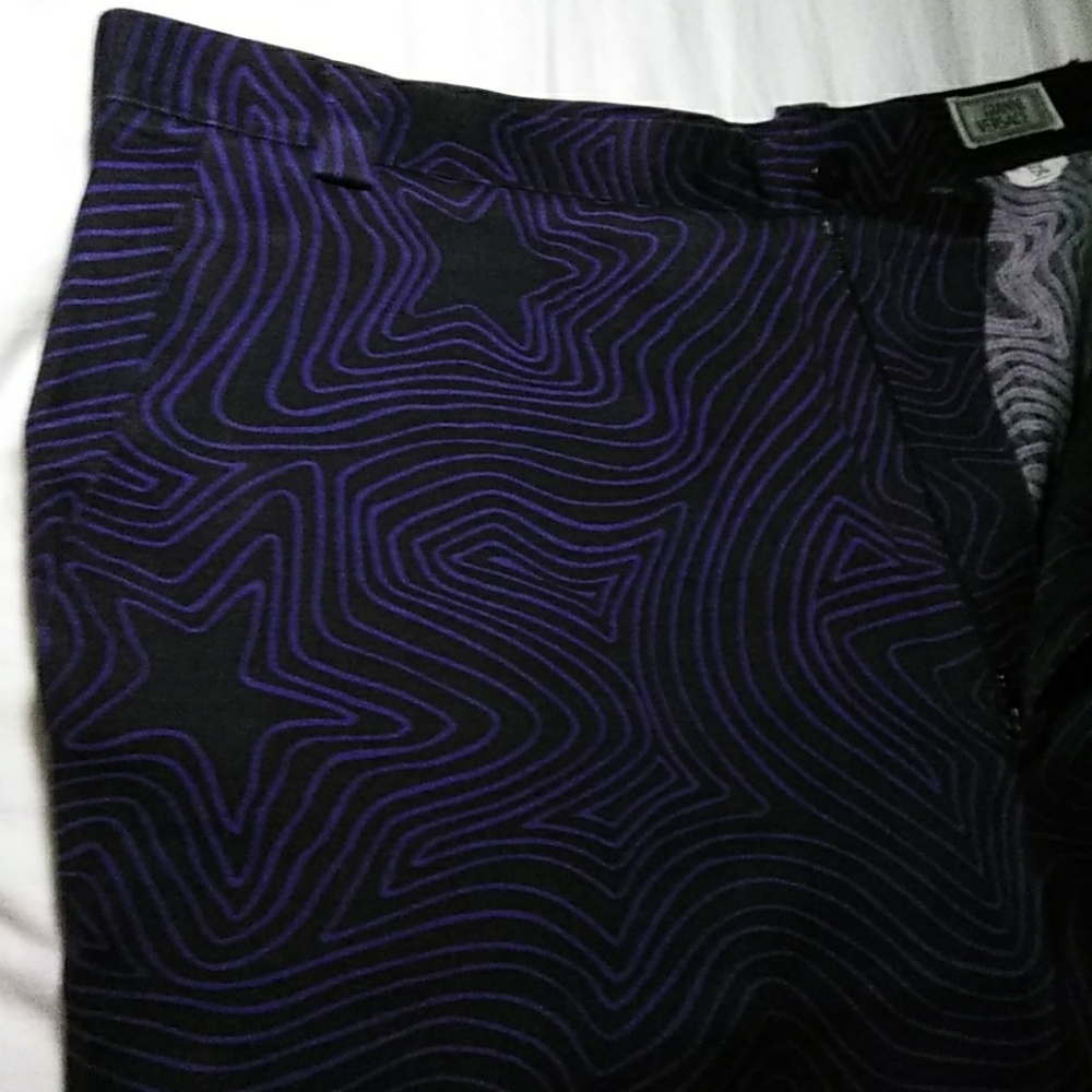 Vintage Gianni Versace "Star" wool slacks